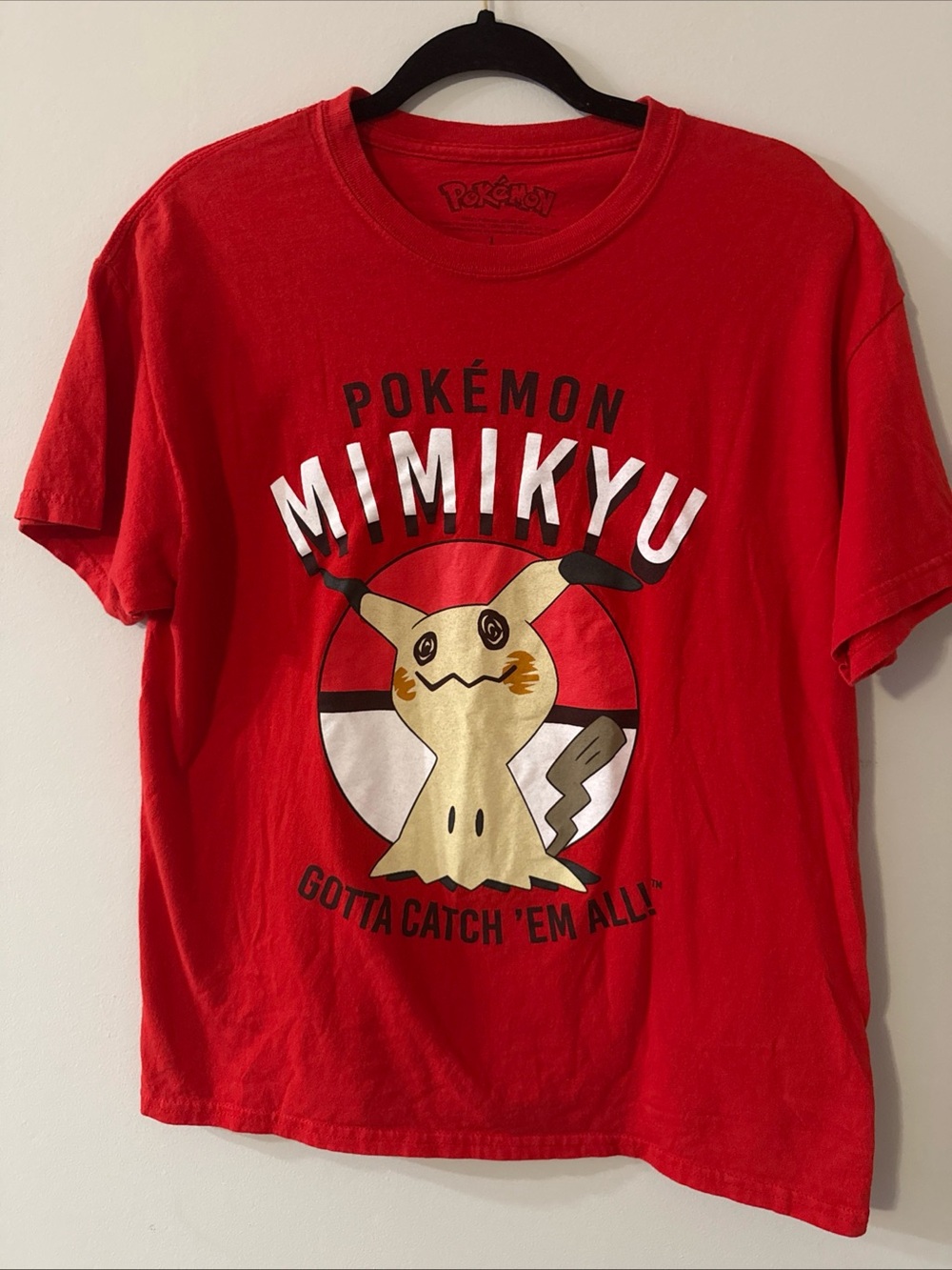 Pokemon Red Mimikyu Graphic Tee